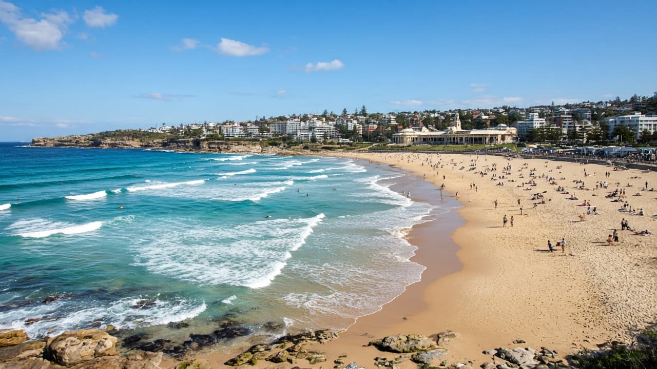 Sydney coastal cliffs and ocean views