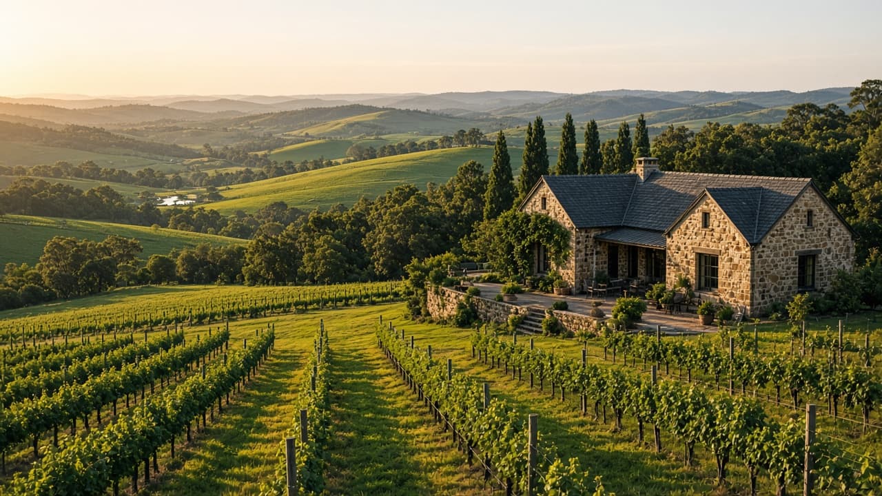 Vineyard in the Southern Highlands